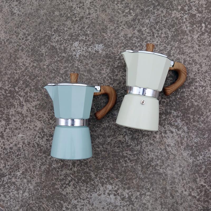 Coffee Pot Explosive Mocha Pot Coffee Pot Set Thickened European-style Octagonal Pot Coffee Tool