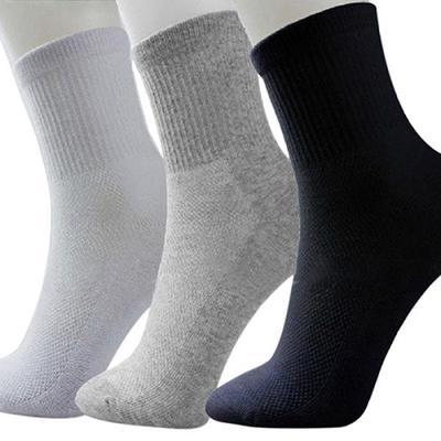 5 Paar atmungsaktive Business-Socken für Herren, Thermo-Sportsocken aus weicher Baumwollmischung