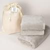 Towel Laboratory Gift Set of 1 Bath Towel 2 Face Light Gray JapanTechnology [Volume Rich] #003 3 + Towels, (Foggy Gray), Hotel-Grade, Thick, Fluffy,