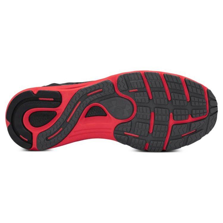 Under Armour HOVR Sonic 6 Anthracite Red Men Sneakers Black Castlerock 3026121-107