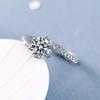 New 925 Sterling Silver Ring Heart Adjustable Simplicity Fashion Exquisite Student Girlfriend Jewelry Accessories Wedding Party
