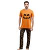 Print Cute Family Set Pajamas, Home Clothes, Family Set short Sleeve Top Pants Set
