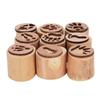 9 Stück Tierstempel aus Holz zum Dekorieren von Karten, Geschenkpapier, Journals, Planern, Ton, Stoff