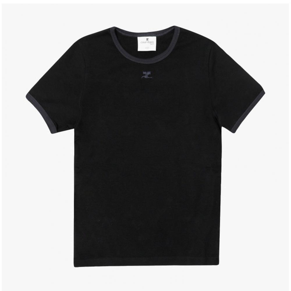 Culreg Logo ConTraST Ringer Women S T ShirT B175 jS0203