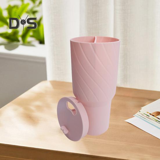 Silikonová vložka na šálky Separátor 2 v 1 pro 2 nápoje v 1 šálku Silikonový oddělovač potravinářské kvality Kompatibilní s 40 oz šálky Opakovaně použitelný oddělovač nápojů