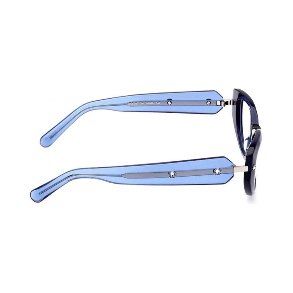 Swarovski Sk5476 Cat Eye Eyeglasses Shiny Black