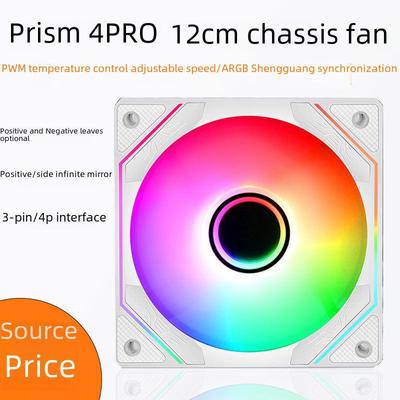 Prism 4Pro PWM ARGB Fan with Intelligent Temp Control for PC Chassis