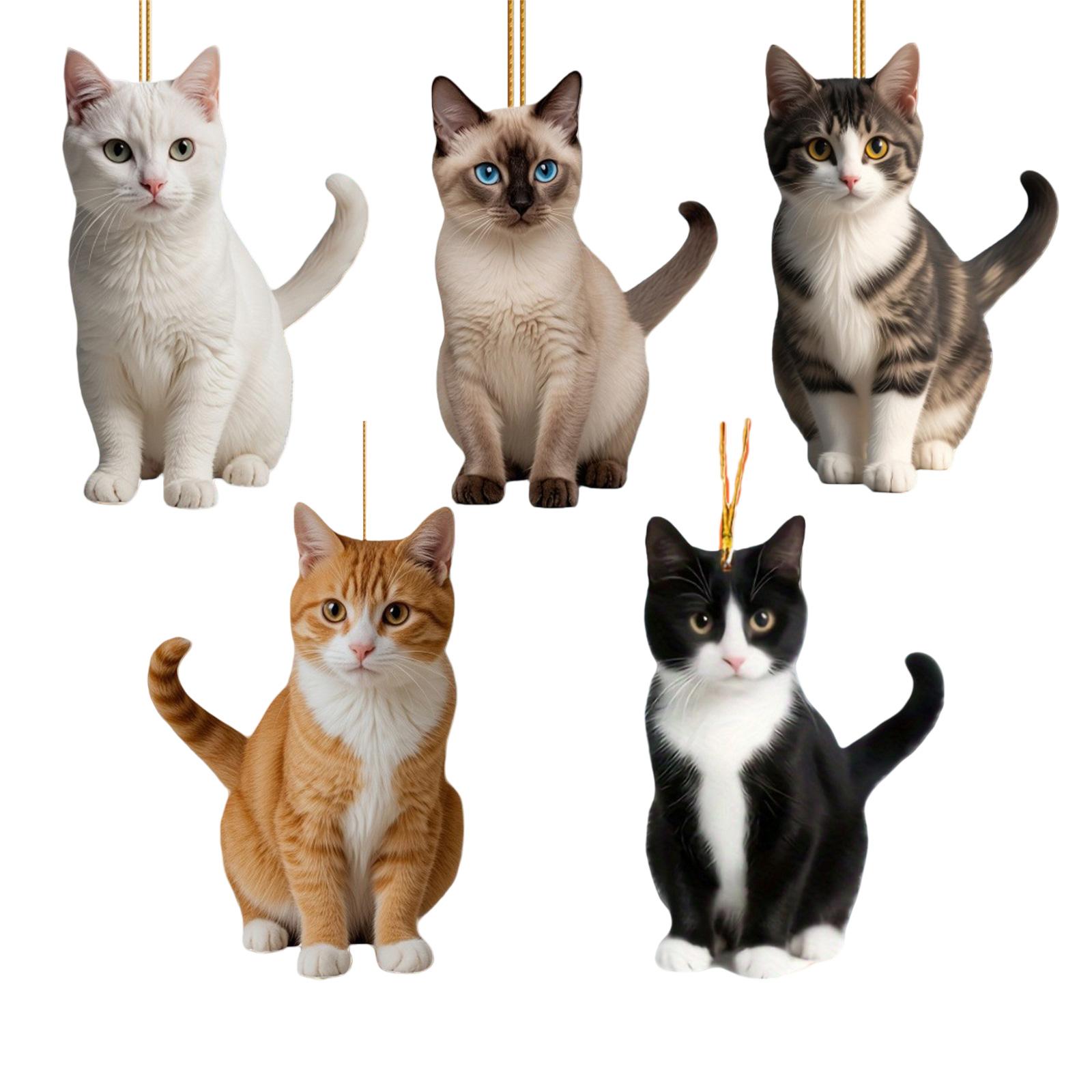 

Черный кот Подвесное украшение Шарм для зеркала заднего вида автомобиля для зеркал заднего вида автомобиля для любителей домашних животных и молодых энтузиастов 5