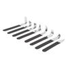 8 Pcs Set Clay Carving Knife Stainless Steel Rounded Blade Comfortable Rubber Sleeve Handle Sculpting Pottery Tools