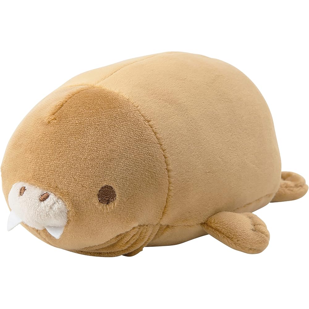 Ribuhato Marshmallow Aquamie Walrus Plush Toy 11cm Soft Cuddly Stuffed Animal