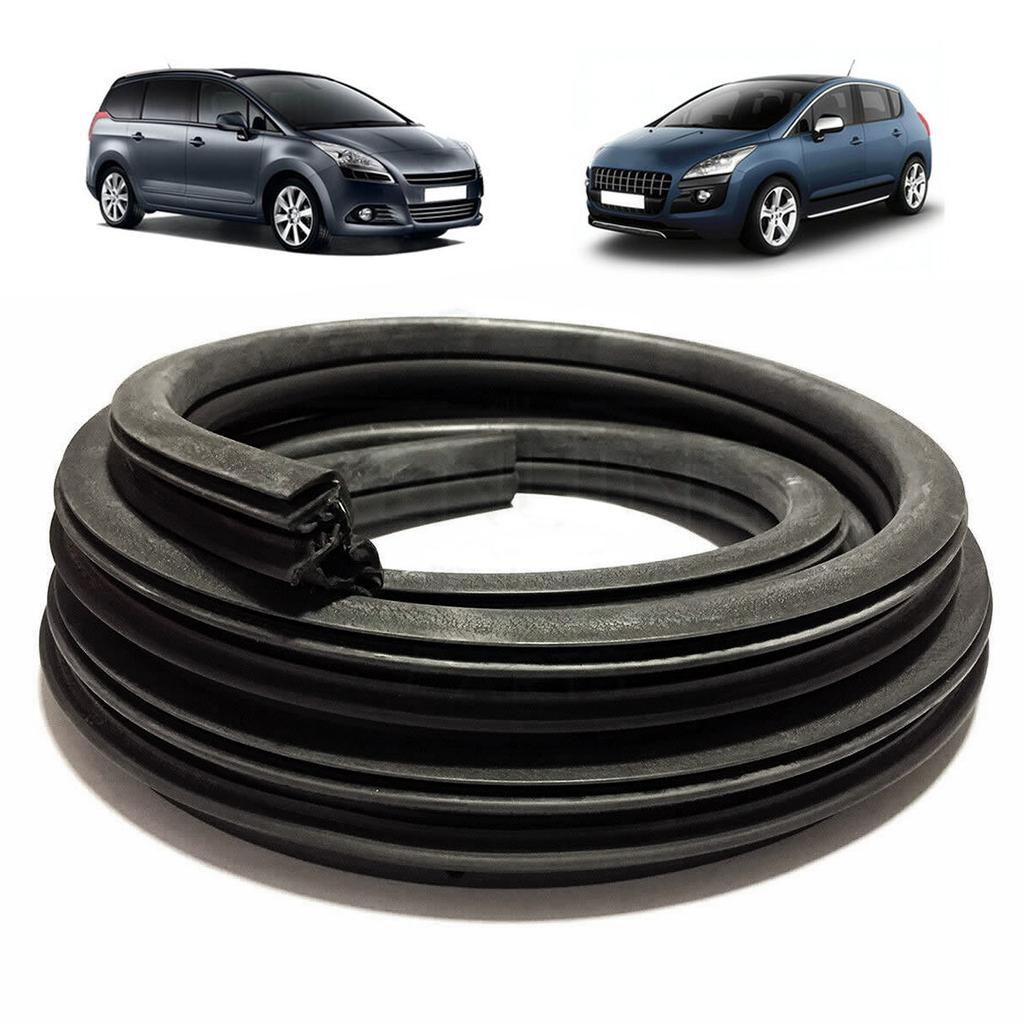 Car Door Seal Strip Rubber Door Edge Trim Weather Stripping 9814855880 for 3008/5008 2008?2016 Replacement Accessories