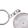 Gift Key Chain Creative Silver 3D 2010 To 2060 Keychain Perpetual Calendar 50 Years Keyring
