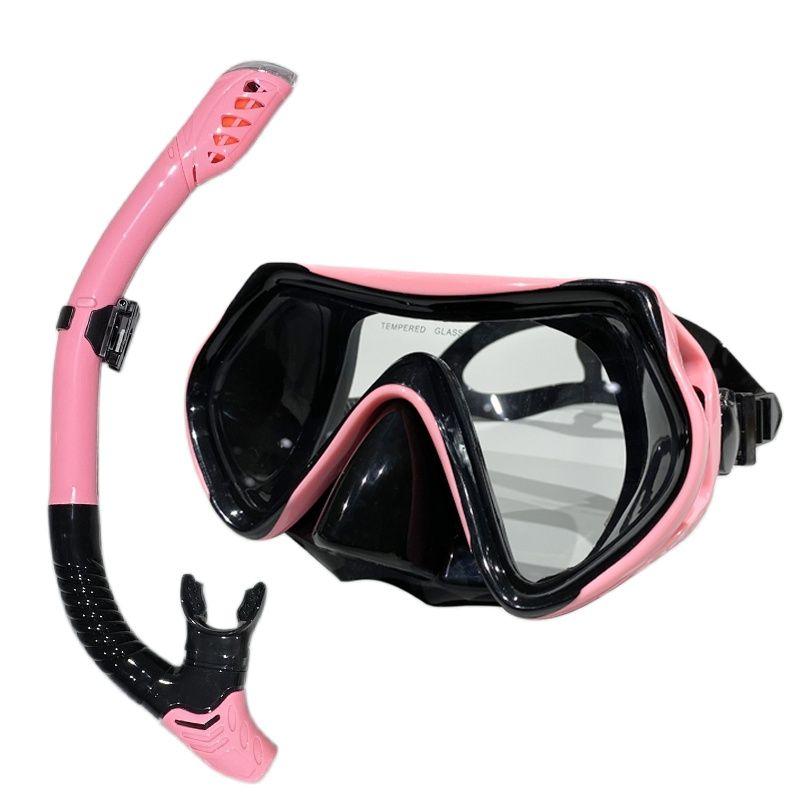 Professionelle Tauchmaske Schnorchelanzug Erwachsene Silikonlippe Antibeschlagbrille Schwimmausrüstung