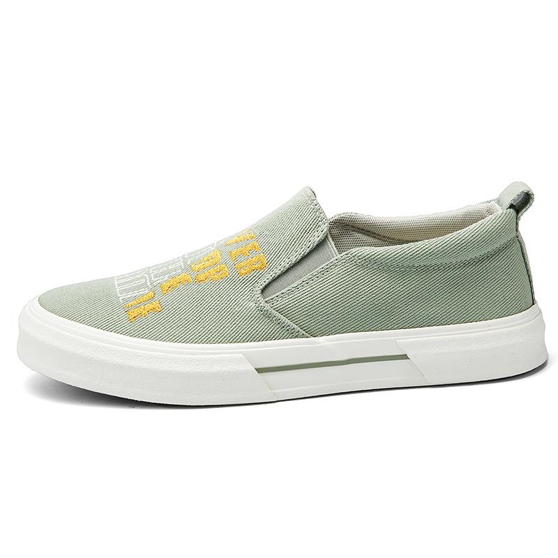 Shinbu Spring New Mens Shoes Korean Fashion Fashion and Casual Men's Cloth Shoes Flat Sole OnePin Shoes