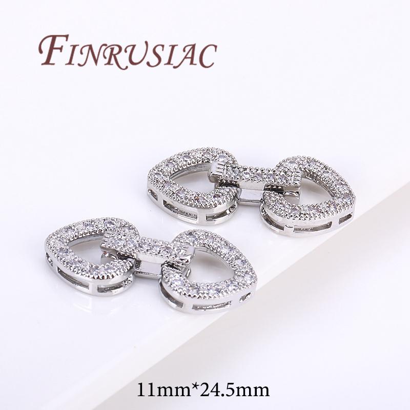 18K Gold Plated Clasp For Jewelry,Connectors For Bracelets,Fasteners Clasps,DIY Jewelry Accessories,Necklace Findings