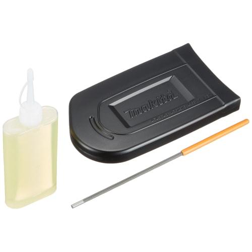 Bară de ghidare pentru ferăstrău cu lanț reîncărcabilă Makita, 115 mm, albastru, încărcător de baterie 18 V, vândut separat UC122DZ