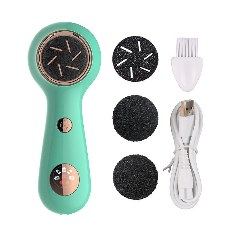 

Водонепроницаемая электрическая пилка для удаления мозолей и шлифовки стоп с цифровым дисплеем Green