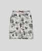 Seutillesseodi Drawing Zipper Skirt