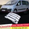 For Citroen Jumpy Dispatch 2007 2008 2009 2010 2011 2012 2013 2014 2015 2016 Chrome Door Handle Cover Trim Exterior Accessories