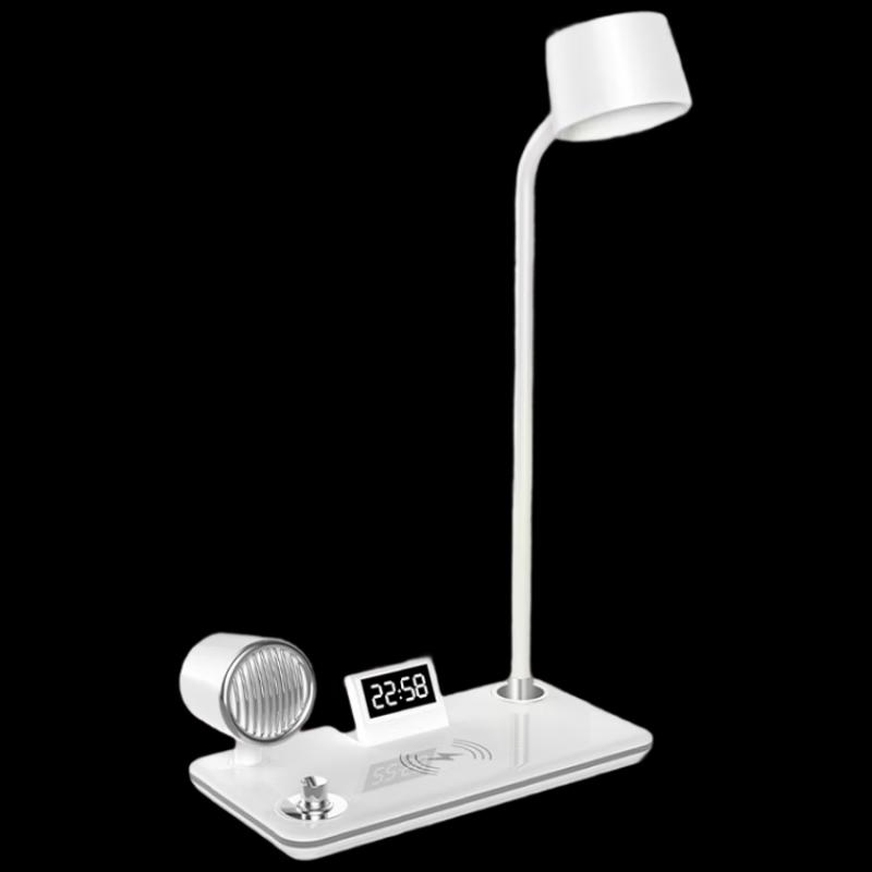 Saierlansi Z10 4-in-1 Desk Lamp Wireless Charger Speaker Clock