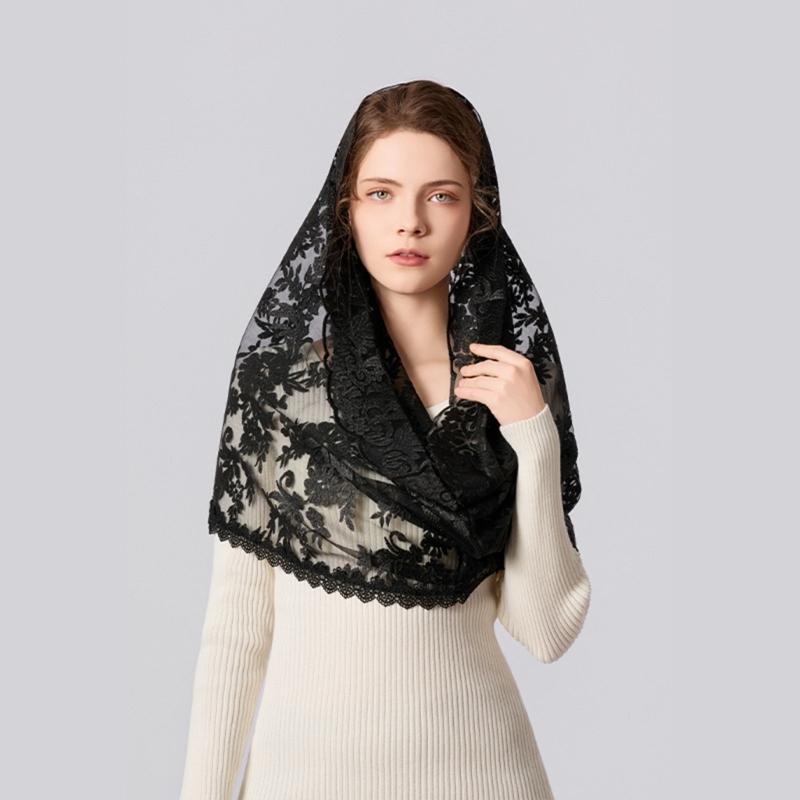 Functional Polyester Scarf Serves As Hair Band Neck Cover Or Mask Portable For Travel Elegant Use Comfortable Fabric