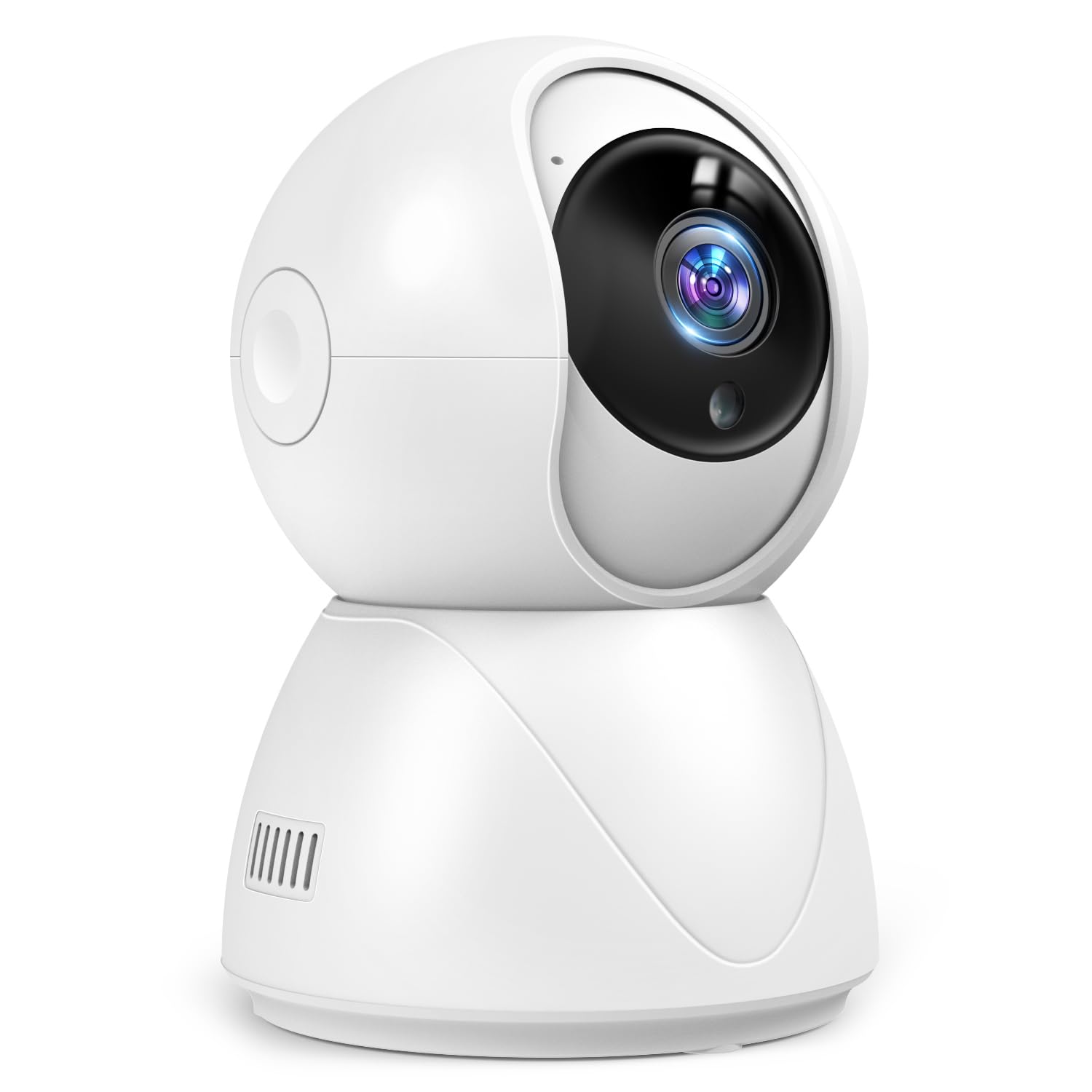 

в AI Спостереження Камера для домашніх тварин 1080P Full HD Камера спостереження Сумісна з iPhone 3 Мегапіксельна камера безпеки Розумна камера Камера спостереження білий