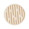 Silent Coasters Silicone Tea Cup Mat Striped Draining Version