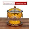 Qiuqiao Cloisonne Pure Copper Alcohol Hot Pot