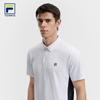FILA Men's Knitted Short-Sleeve Polo Shirt