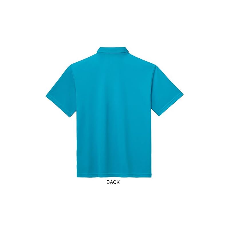 [Glimmer] Short-Sleeve 4.4oz Dry Button-Down Polo Shirt [with Pocket] 00331-ABP Men's Navy L