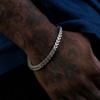 Hip Hop Silver Color Stainless Steel Men Bracelet Retro Metal Braid Thick Chain Bracelet Fashion Women Jewelry Accessories