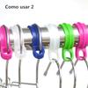 5pcs Non-slip Windproof Drying Hook Hanger Organizer