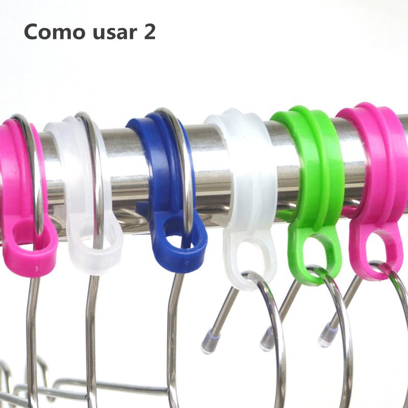 5pcs Non-slip Windproof Drying Hook Hanger Organizer