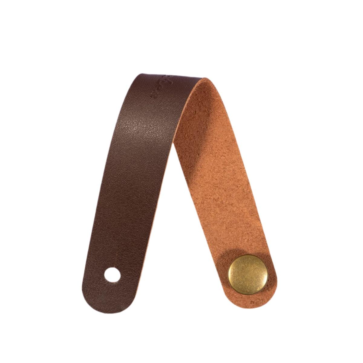 Guitar Neck Strap Guitar Leather Strap Holder Button Safe Lock for Ukulele Bass Acoustic Guitar Accessories коричневый