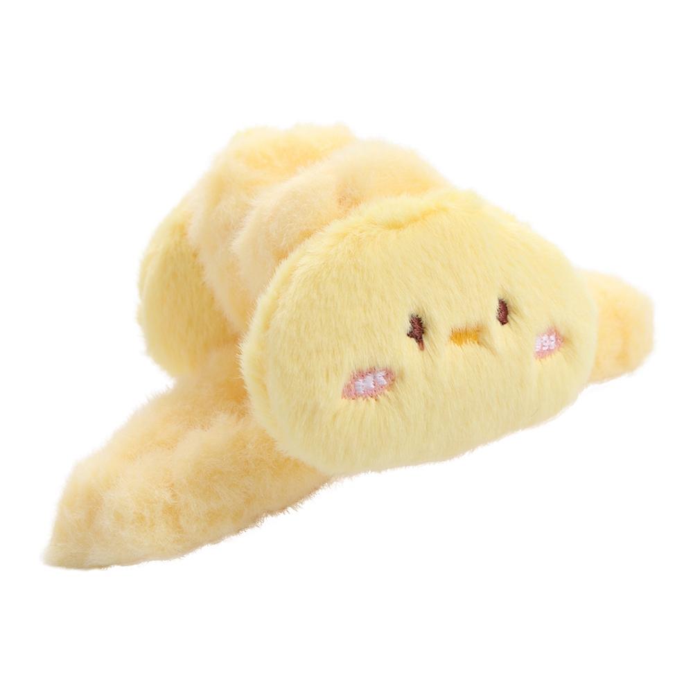 Elegant Doll Plush Panda Hair Claw Rabbit Frog Animal Shark Clip Cartoon Large Size Winter Cross Hair Clip Daily