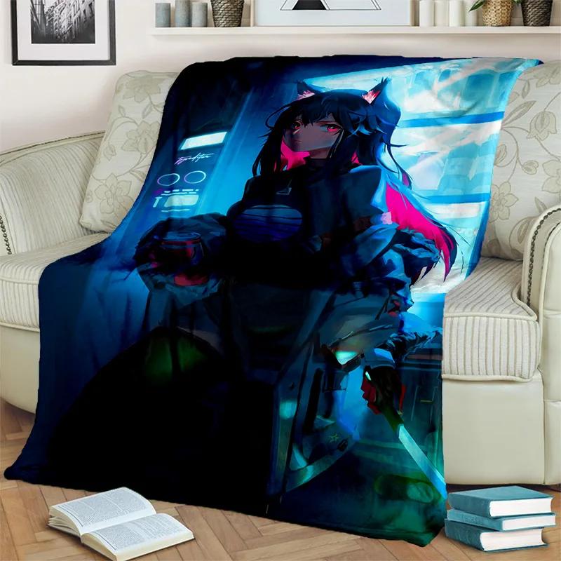 DARLING in The FRANXX Cartoon Zero Two Sexy dívčí deka, měkká přikrývka pro domácí ložnici Pohovka Pikniková deka pro děti