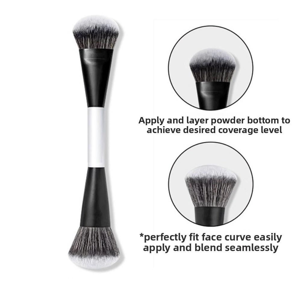 Doppelendiger F4 Kontur-Gesichtspinsel Mehrzweck Hohe Deckkraft Make-up Pinsel Kosmetik Beauty Puder Rouge Pinsel Make-up Werkzeuge