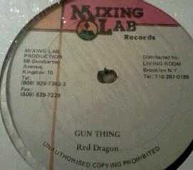 

12inch Record PINCHERS RED DRAGON Something Is Missing Gun Thing NONE Mixing Lab US Reggae Ska Dub Used