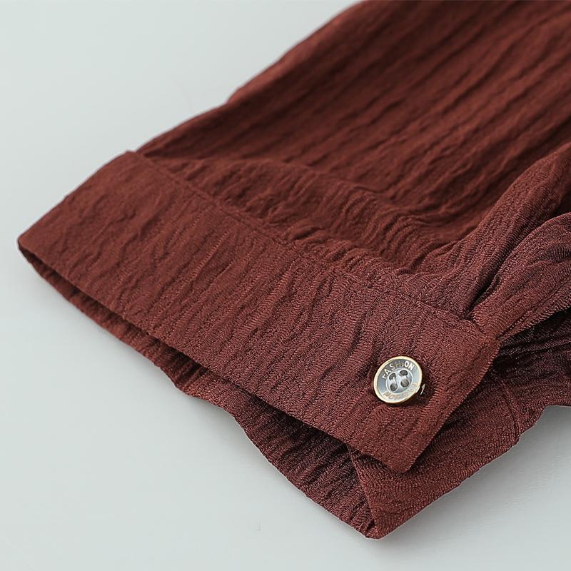 Plus Size 3XL-8XL Oversize Elegant Blouses for Women Tops Loose Long Sleeve Shirt Vintage Clothes