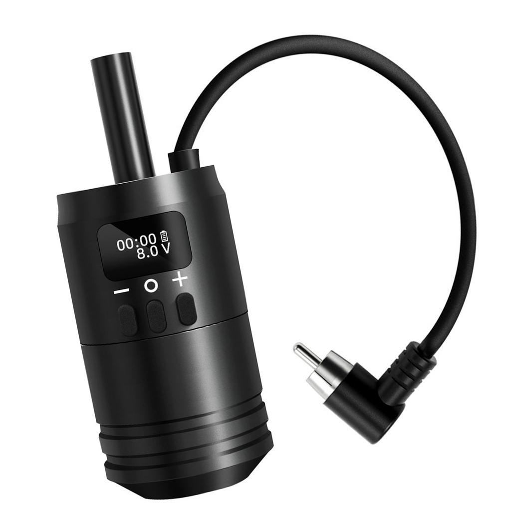 1600mAh Battery Wireless Tattoo Battery Grip Display Remaining Battery 4-12V Tattoo Supplies for Tattoo Artists