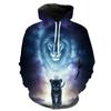 Classic Tiger Stripe Fleece Hoodie, Men's Thick Warm Autumn Winter Sweatshirt, Natural Tiger Texture Print Pullover for Wild Casual Style