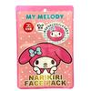 ASUNAROSYA - Sanrio My Melody Narikiri Face Pack Pink