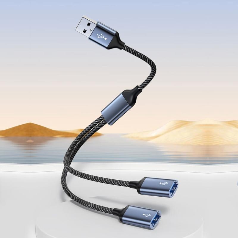 USB C Hub Adapters with Various Port Perfect for Simultaneous Charging and Data Transfer Aluminum Alloy Portable Design