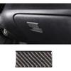 Soft Carbon Fiber Auto Co-Pilot Glove Box Organizer Panel Trim Cover Compatible with Infiniti ESQ Nissan Juke 2011-2019 Car Inner Storage Glove Box