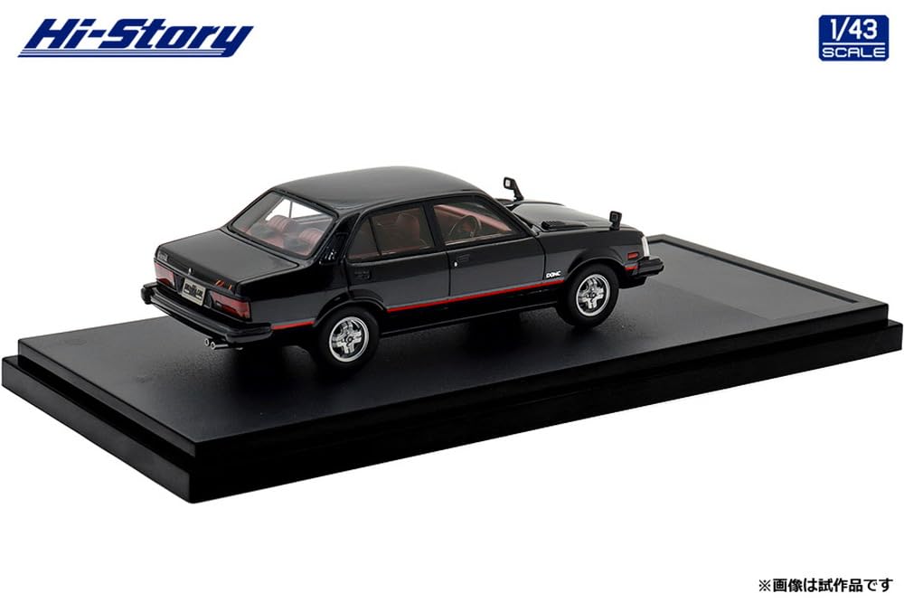 Inter Allied Hi Story 1/43 Scale ISUZU GEMINI Sedan ZZ/T (1981) Black Finished Model HS472BK