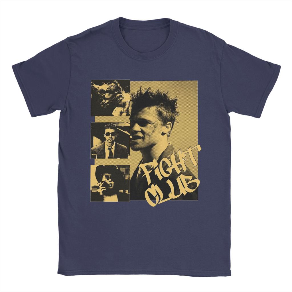 Fight Club Aesthetic Tshirts Unisexs Cotton Tops Funny Oneck Short Sleeve