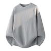 Suéter de punto casual para hombre con cuello redondo Otoño Top Básico