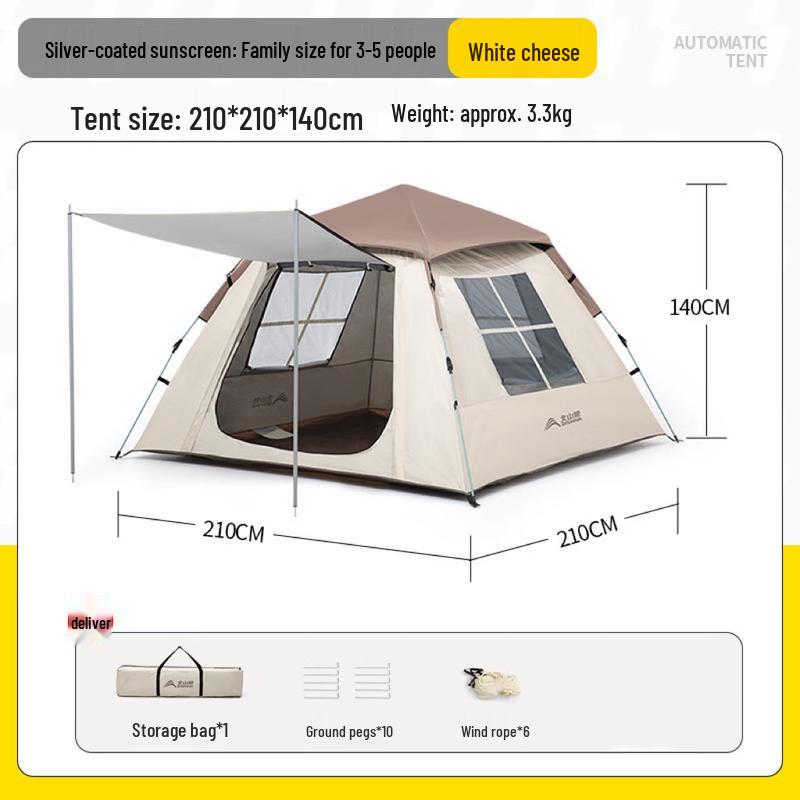 Makizaza Outdoor Portable Folding Tent 210x210x140 cm