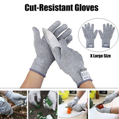 PU Guantes De Seguridad Anti Corte Resistente Trabajo Constructores Nivel 5 de protección de agarre