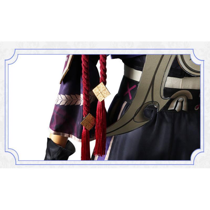 Game Kuki Shinobu Cosplay Costume Women Anime Outfit Wig Full Set Halloween Party Clothes